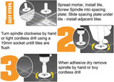 ATR Tile Leveling System 100 Pro Spindles
