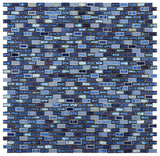 Mosaic Brick Series Handmade Porcelain Tile - Royal Blue