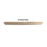 Cast Stone Caddy Rope Round - Ivory