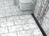 Quartz Linear Shower Drain Matte Black - Mix 40