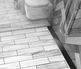 Quartz Linear Shower Drain Linear Wedge - Black Nickel