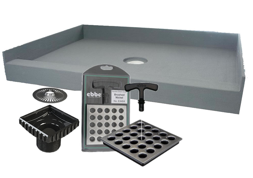 PreFormed Ready to Tile Shower Pan 32  x 32