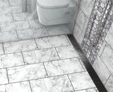 Quartz Linear Shower Drain Mix - Black Nickel