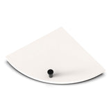 Boundless Shelving Solutions 9 inch Corner Shelf Ivory