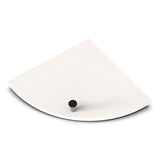 Boundless Shelving Solutions 9 inch Corner Shelf Ivory