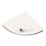 Boundless Shelving Solutions 9 inch Corner Shelf Ivory