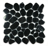 Mosaics Pebble Marble - Black