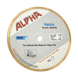 Alpha Diamond Glass Blade Vetro 7 Inch