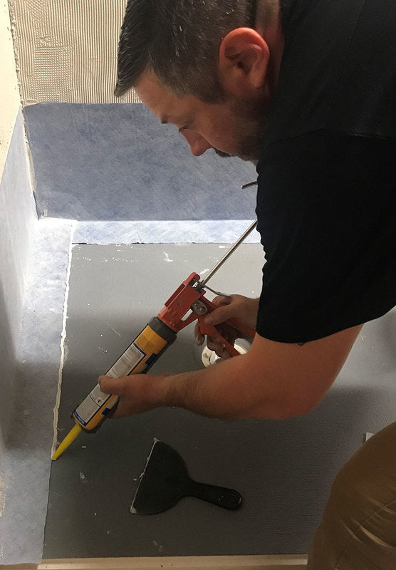 Ready to Tile Shower pan System Floor Wall Kit 48 x 48