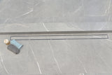 SereneDrains Linear Shower Drain Tile Insert Brushed Nickel 39