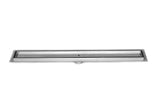 SereneDrains Linear Shower Drain Tile Insert Brushed Nickel 39