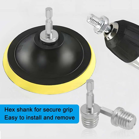 5/8" - 11 Power Drill Attachment for Core Bits, Polishing Pads &amp; Mixing Tools