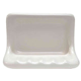 SereneDrains Ceramic Soap Dish Bar Holder Shower Wall Mount Tray