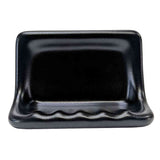 SereneDrains Ceramic Soap Dish Bar Holder Shower Wall Mount Tray