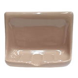 SereneDrains Ceramic Soap Dish Bar Holder Shower Wall Mount Tray - Mexican Sand Glossy