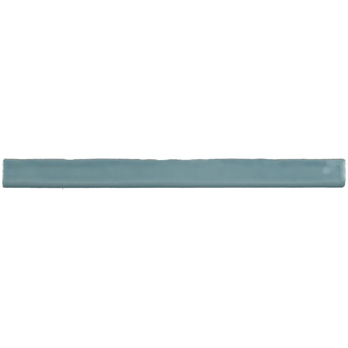 Kaleidoscope Handmade Ceramic Tile Bullnose 1x12 - Sky Blue