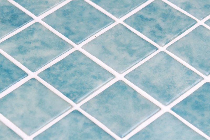 Mosaic Glass Tile The Reef Series 2 x 2 - Cloudy Sky