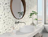 Little Sandy Glass Series Glass Pebbles - Oasis White