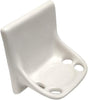 Ceramic Toothbrush Holders for Bathrooms Over Tile Wall Mount Flat Back Tumbler Bone Matte