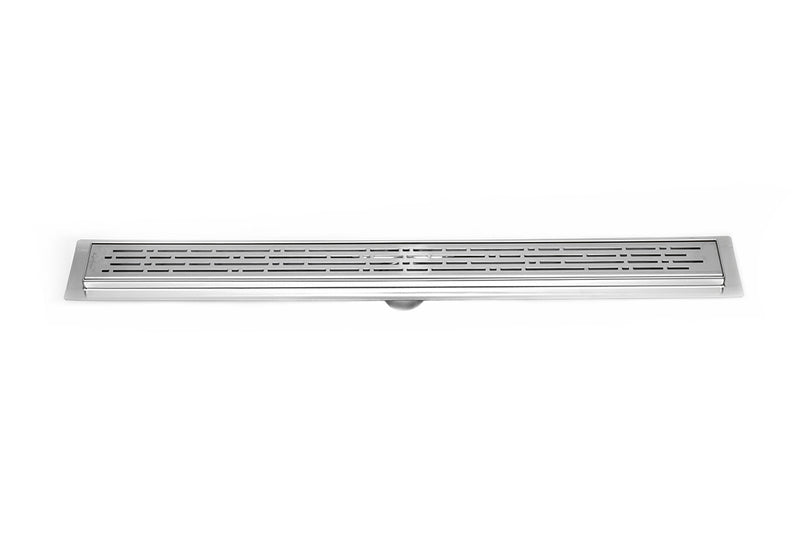 SereneDrains Linear Shower Drain Broken Lane - Polished 35