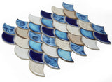 Mosaic Handmade Porcelain Tile - Blue