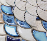 Mosaic Handmade Porcelain Tile - Blue