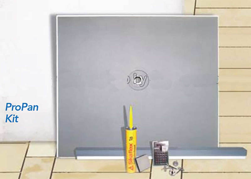 Ready to Tile Shower pan System Floor Wall Kit 48 x 60