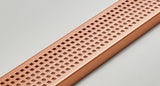 Quartz Linear Shower Drain Quadrato - Rose Gold