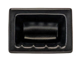 Recessed Soap Dish Porcelain 6 x 4 - Black Matte