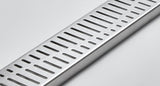 Quartz Linear Shower Drain Brushed Stainless - Wave 32