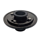 SereneDrains Cast Iron 4 Bolt Drain Base with Rubber Fitting