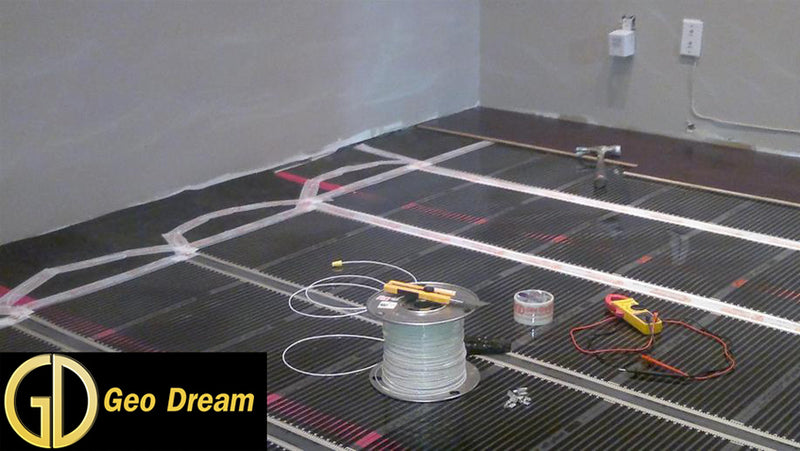 Geo Dream 1 Step Heating Film Mat Kit 15 sq ft 120V