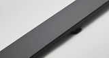 Quartz Linear Shower Drain Solid - Matte Black 28