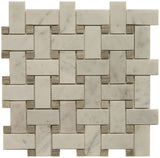 Daintree Exotic Mosaics Basketweave - Bianco Carrara Polished