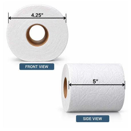 Ceramic toilet paper holder roll dimensions 4.25 inch diameter 5 inch width