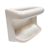 SereneDrains Ceramic Soap Dish Bar Holder Shower Wall Mount Tray - Biscuit Matte