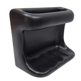 SereneDrains Ceramic Soap Dish with Wash Cloth Bar Holder