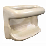 SereneDrains Ceramic Soap Dish Bar Holder Shower Wall Mount Tray - Parchment Matte