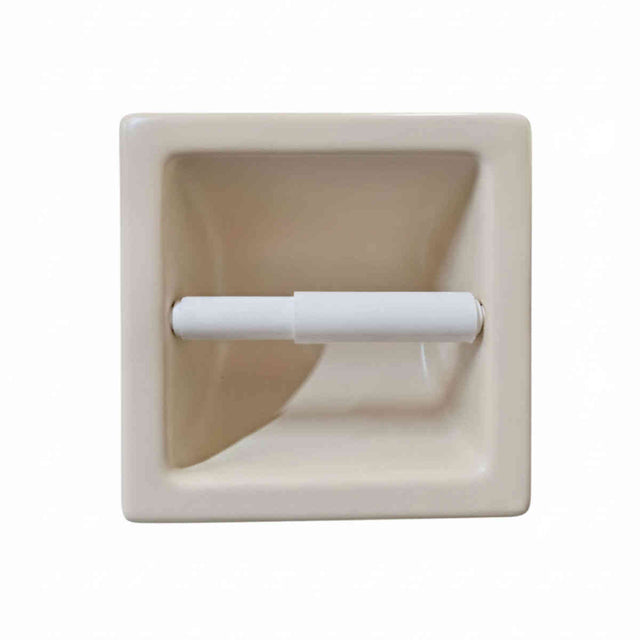 Ceramic Toilet Paper Holder Parchment