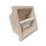 Ceramic Toilet Paper Holder Parchment