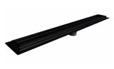 SereneDrains Linear Shower Drain Tile Insert Matte Black 47