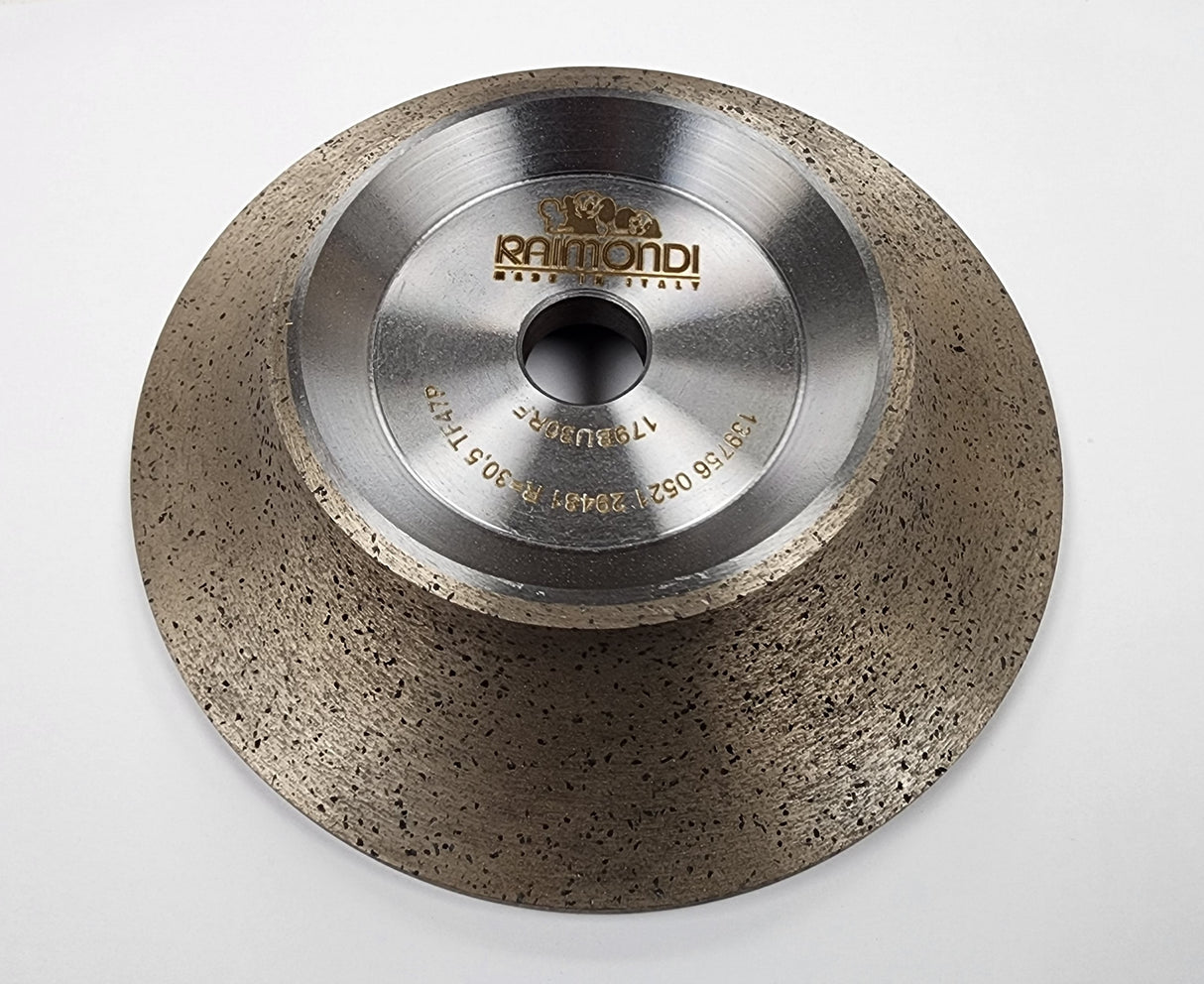 Raimondi Step 2 Milling Wheel 30mm Half bullnose - BDW114S2