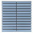 Concaved Bar Porcelain Mosaic Tile Deep Indigo - Wall & Backsplash