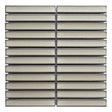 Concaved Bar Porcelain Mosaic Tile Spiced Matcha - Wall & Backsplash