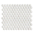 Hexagon Porcelain Mosaic Tile - Opal Wall & Floor Tile