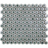 Porcelain Mosaic Tile Hexagon - Tropical Lush