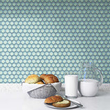 Porcelain Mosaic Tile Hexagon - Mint Rose