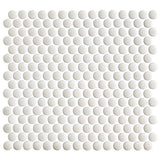 Penny Round Porcelain Mosaic Tile - Opal Wall & Floor Tile