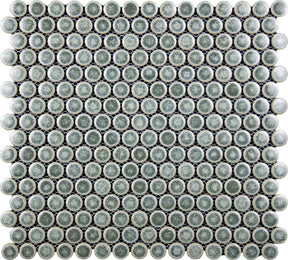 Penny Round Porcelain Mosaic Tile - Tropical Lush Wall & Floor Tile