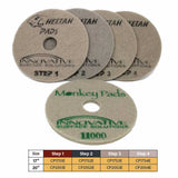 Cheetah 17 and 20 inch diamond stone restoration pad for marble floors